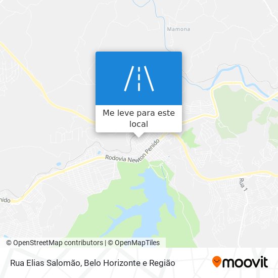 Rua Elias Salomão mapa