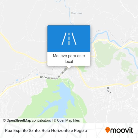 Rua Espírito Santo mapa