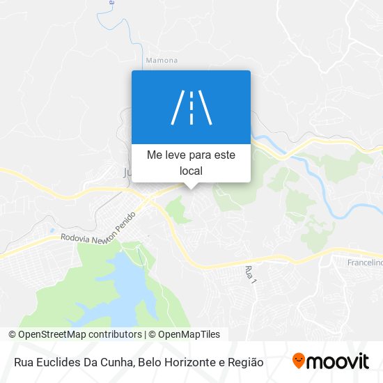 Rua Euclides Da Cunha mapa