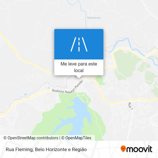 Rua Fleming mapa