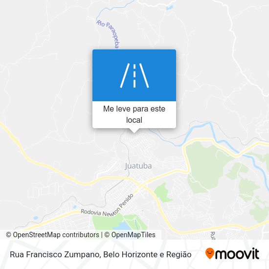 Rua Francisco Zumpano mapa