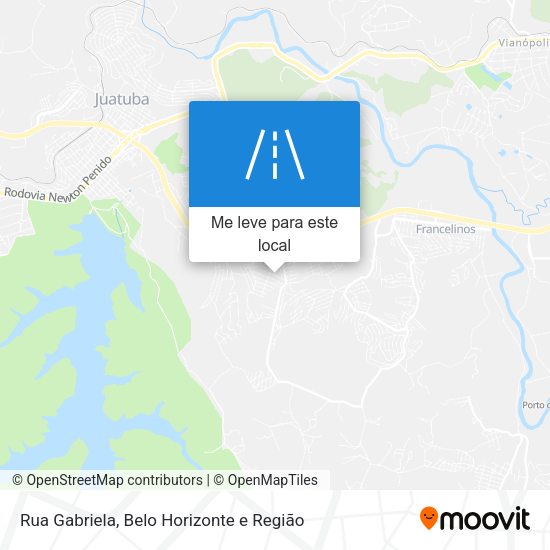 Rua Gabriela mapa