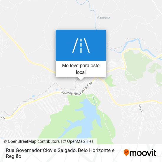 Rua Governador Clóvis Salgado mapa