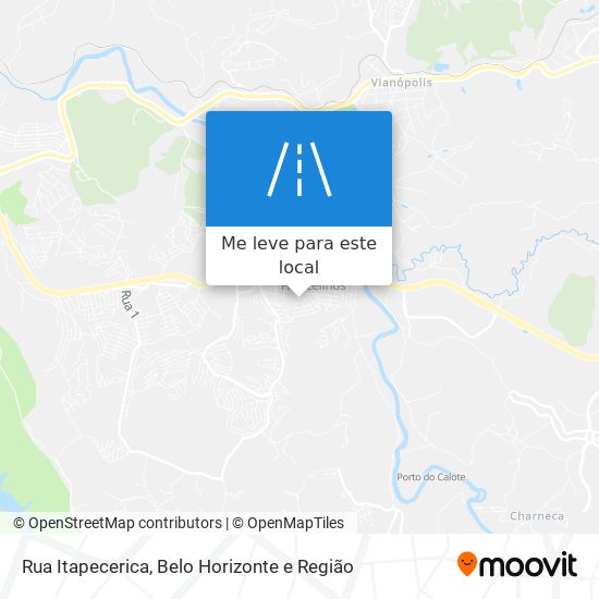 Rua Itapecerica mapa