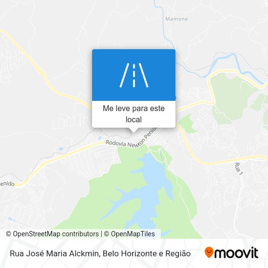 Rua José Maria Alckmin mapa