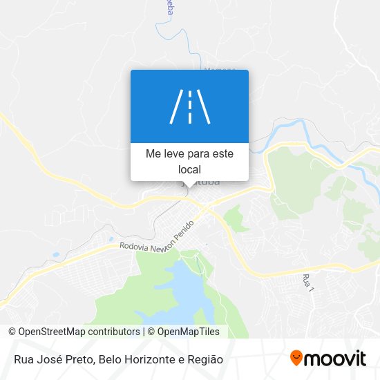 Rua José Preto mapa