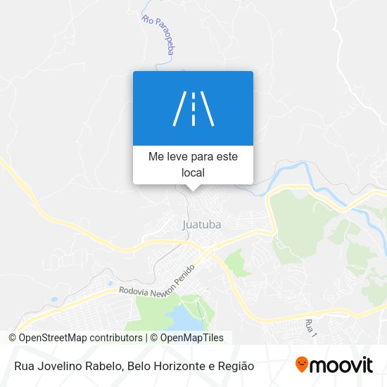 Rua Jovelino Rabelo mapa