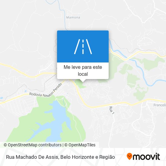 Rua Machado De Assis mapa