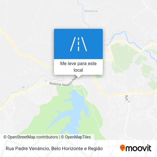 Rua Padre Venâncio mapa
