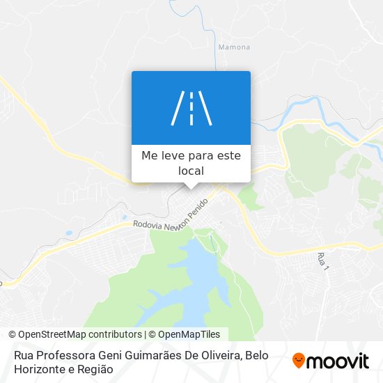 Rua Professora Geni Guimarães De Oliveira mapa