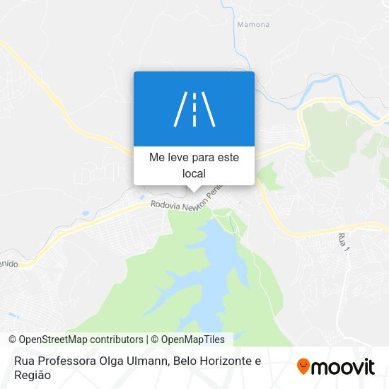 Rua Professora Olga Ulmann mapa