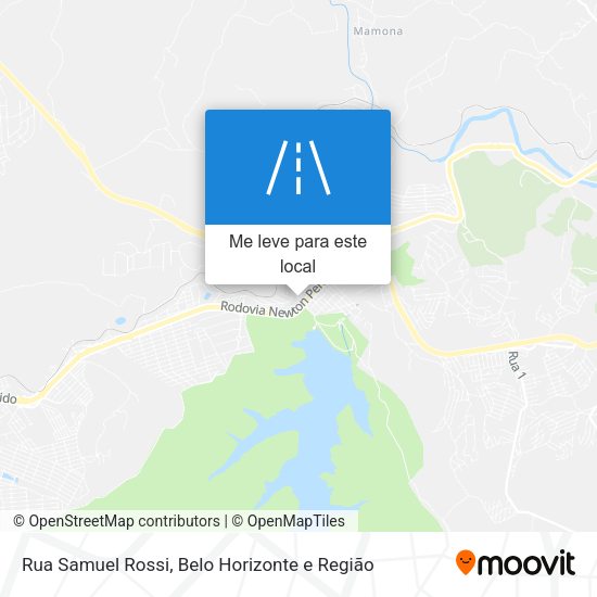 Rua Samuel Rossi mapa