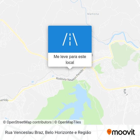 Rua Venceslau Braz mapa