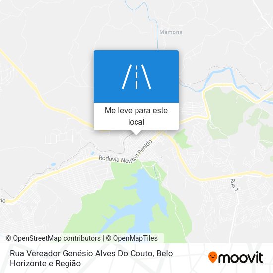 Rua Vereador Genésio Alves Do Couto mapa