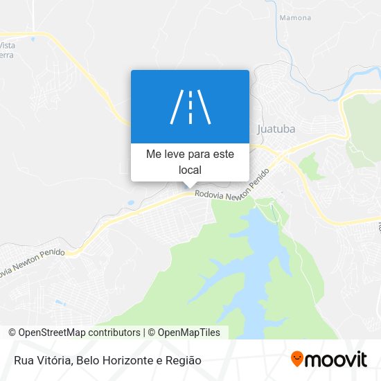 Rua Vitória mapa