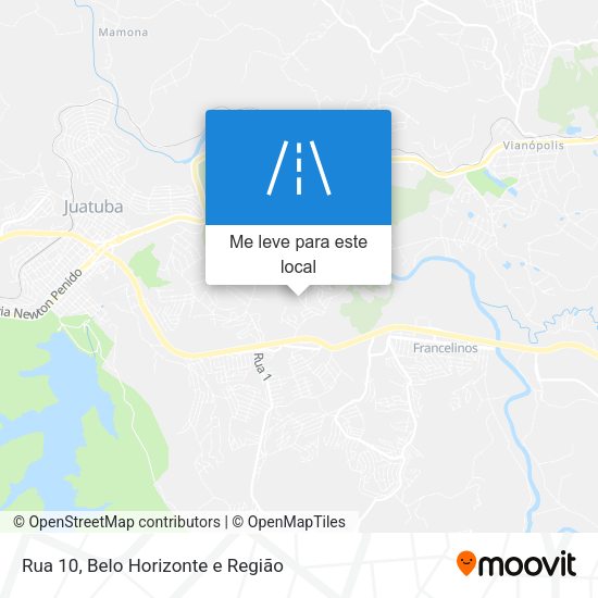 Rua 10 mapa