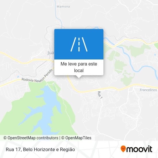 Rua 17 mapa