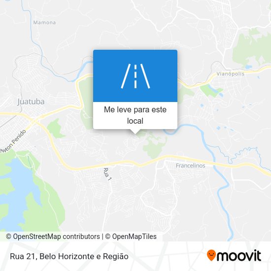 Rua 21 mapa