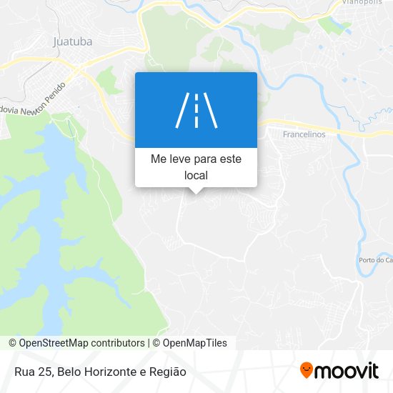 Rua 25 mapa