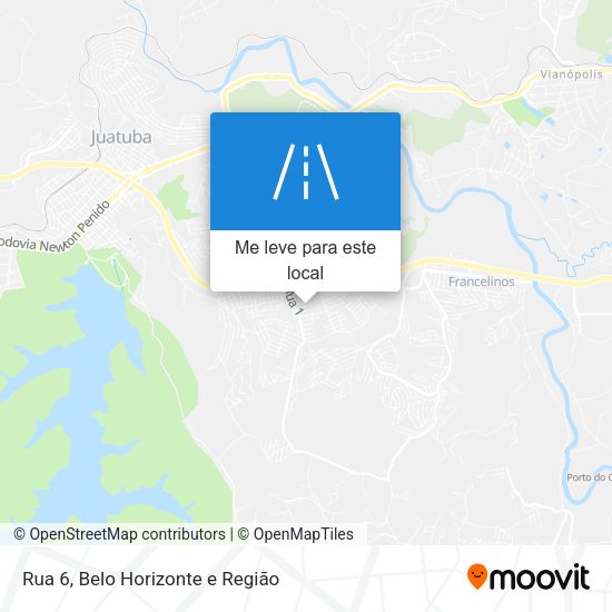 Rua 6 mapa