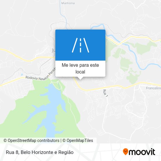 Rua 8 mapa