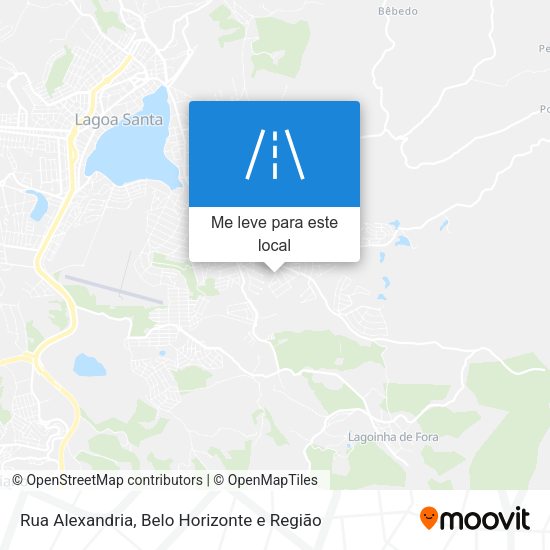 Rua Alexandria mapa