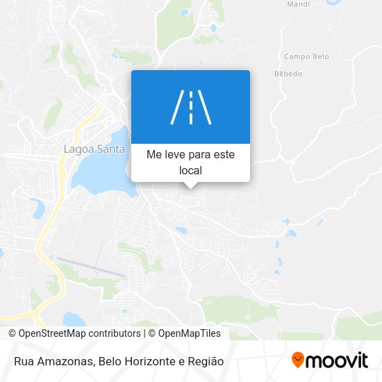 Rua Amazonas mapa