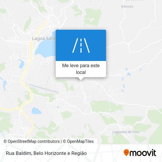 Rua Baldim mapa