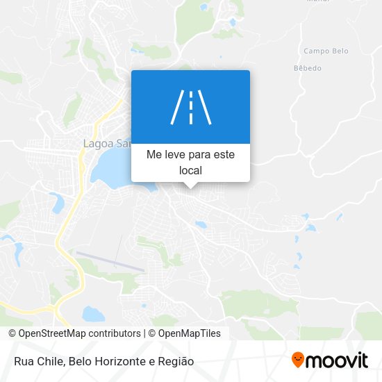 Rua Chile mapa