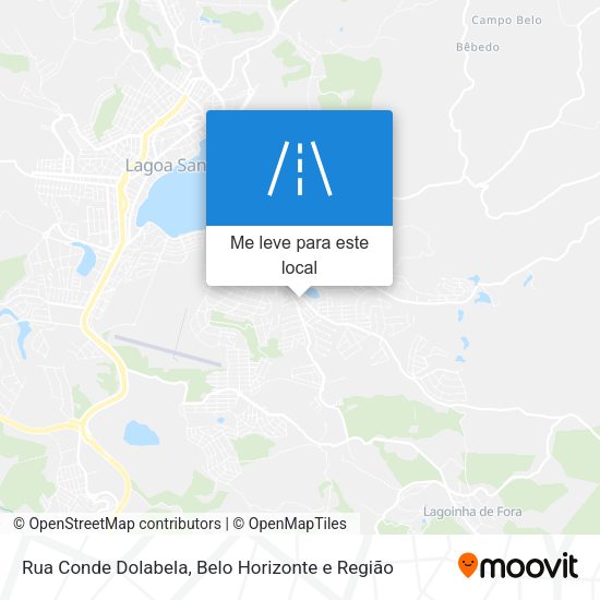 Rua Conde Dolabela mapa