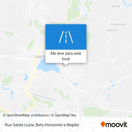Rua Santa Luzia mapa