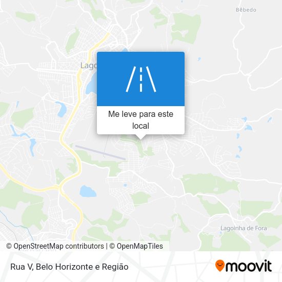 Rua V mapa