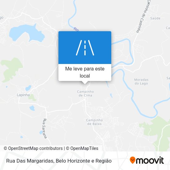 Rua Das Margaridas mapa