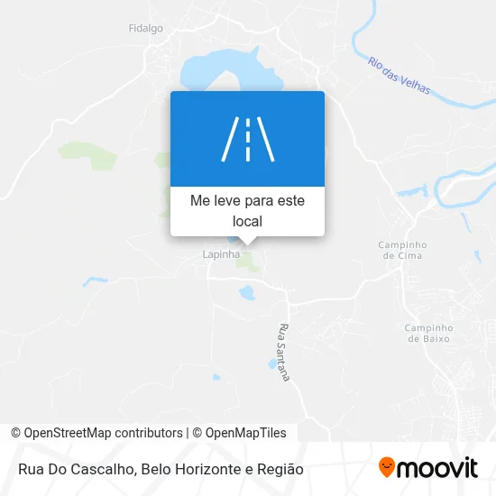 Rua Do Cascalho mapa
