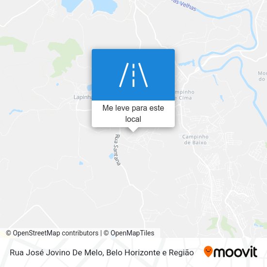 Rua José Jovino De Melo mapa