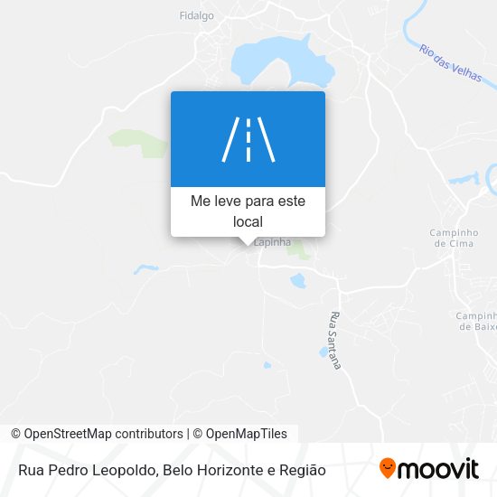 Rua Pedro Leopoldo mapa
