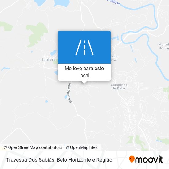 Travessa Dos Sabiás mapa