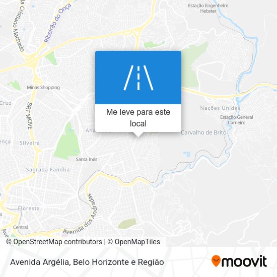 Avenida Argélia mapa