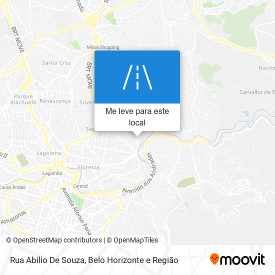 Rua Abilio De Souza mapa