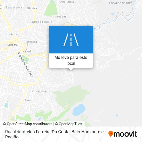Rua Aristóteles Ferreira Da Costa mapa