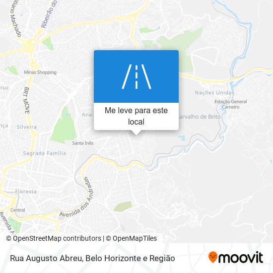 Rua Augusto Abreu mapa