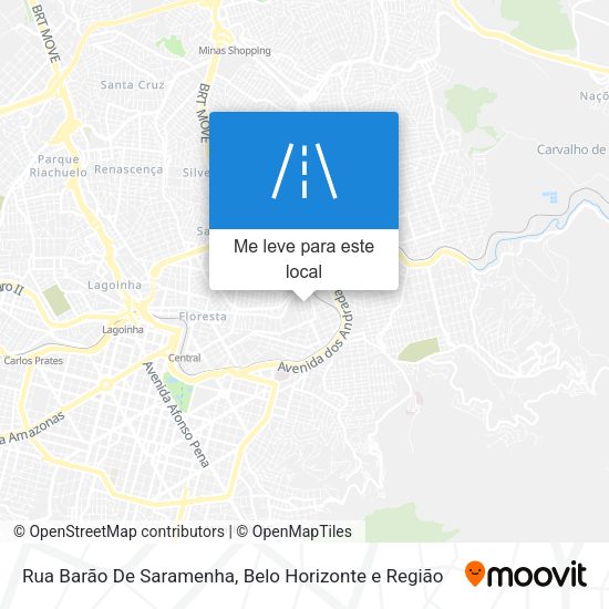 Rua Barão De Saramenha mapa