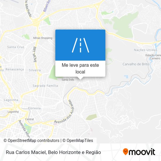 Rua Carlos Maciel mapa