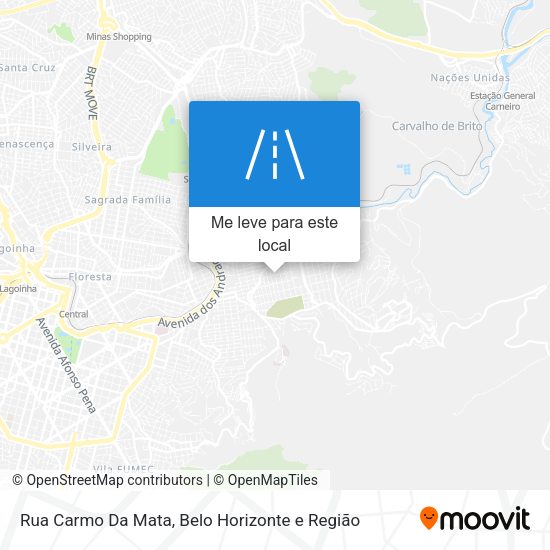 Rua Carmo Da Mata mapa