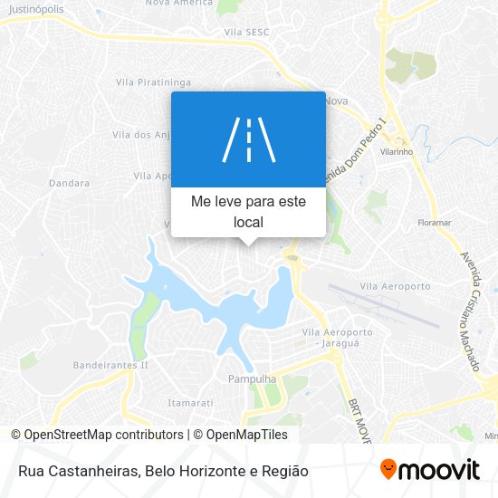 Rua Castanheiras mapa