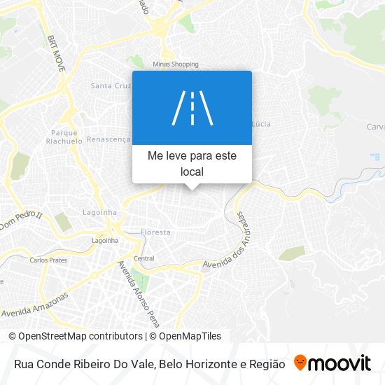 Rua Conde Ribeiro Do Vale mapa