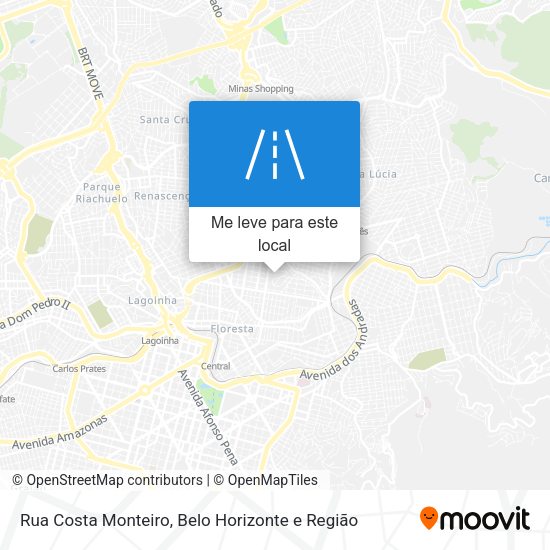 Rua Costa Monteiro mapa