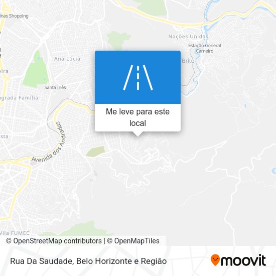Rua Da Saudade mapa
