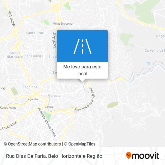 Rua Dias De Faria mapa