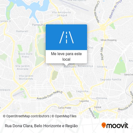 Rua Dona Clara mapa